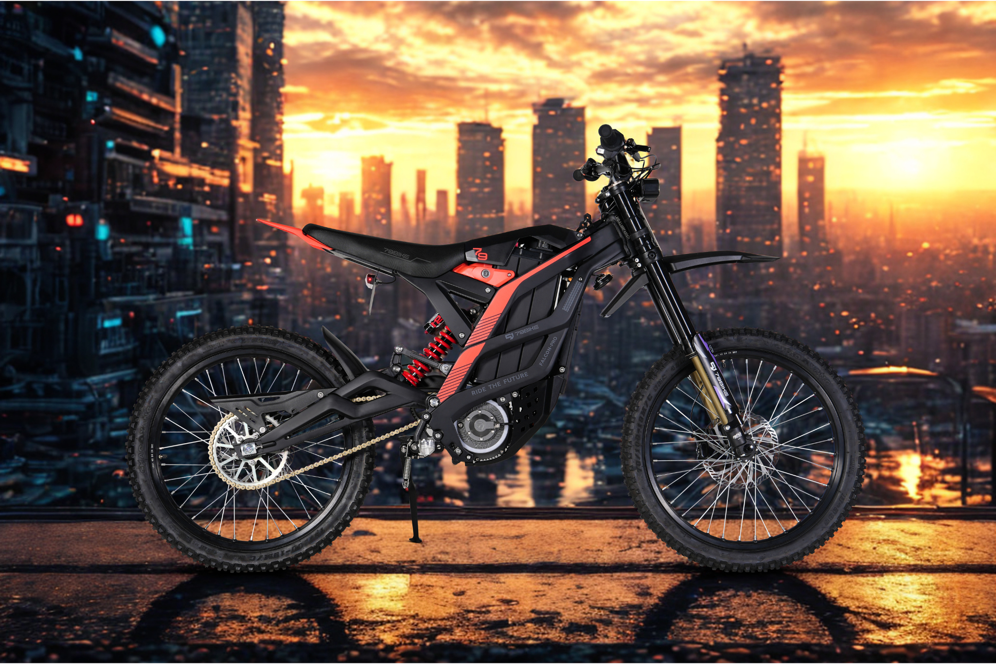Falcon Pro – Noire/Rouge